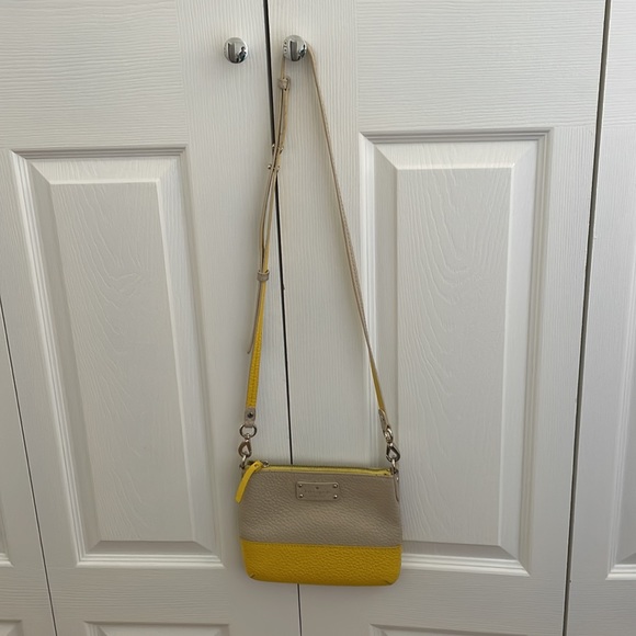 Yellow and tan Kate spade purse - Picture 2 of 3